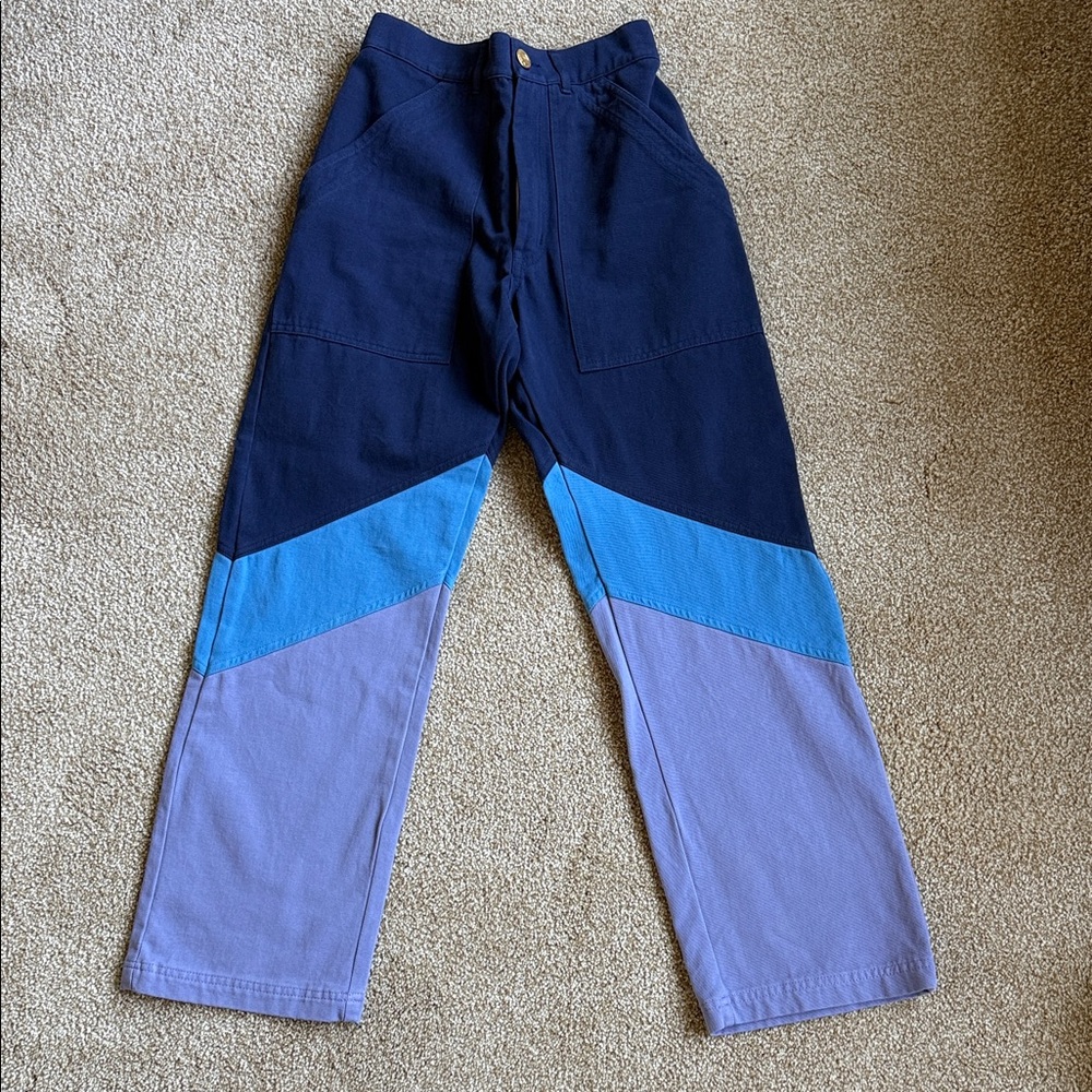 BIG BUD PRESS WORK PANTS SIZE XS IN POLAR PURPLE
